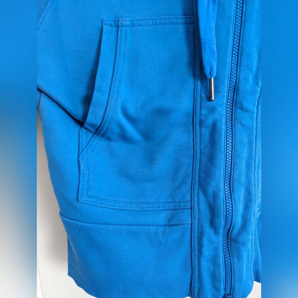 Adidas by Stella McCartney | Essential Zip-Hoody | Pool | Size S - Picture 2 of 9